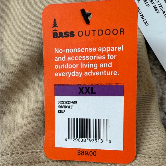 Men's Beige Quilted Vest - Picture 5 of 6